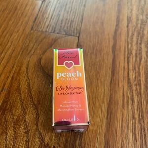 NEW Too Faced Peach Bloom Color Blossoming Lip & Cheek Tint